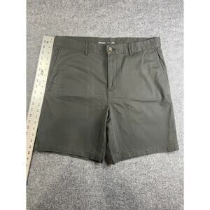 Old Navy olive green gray chino style shorts Men's Size 36 S Slim